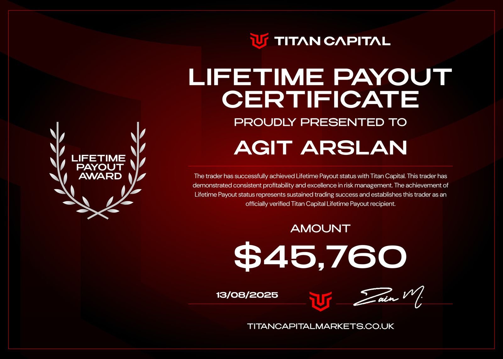 Prop firm payout proof 4